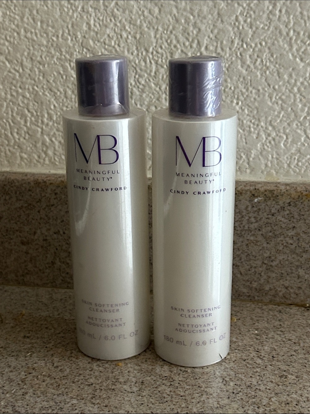 Meaningful Beauty Skin Softening Cleanser Cindy Crawford set of 2 sealed